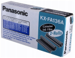 Oryginalna folia do faksów Panasonic KX-FA136A – 2 rolki.