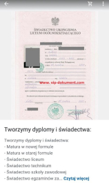 Oferujemy Średnie wykształcenie w 7 dni, kupie mature
