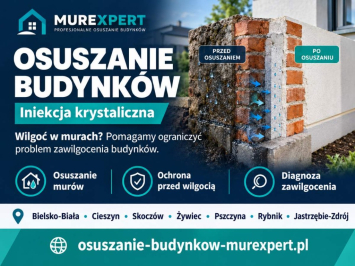 Osuszanie budynków Jastrzębie-Zdrój - osuszanie piwnic i fundamentów